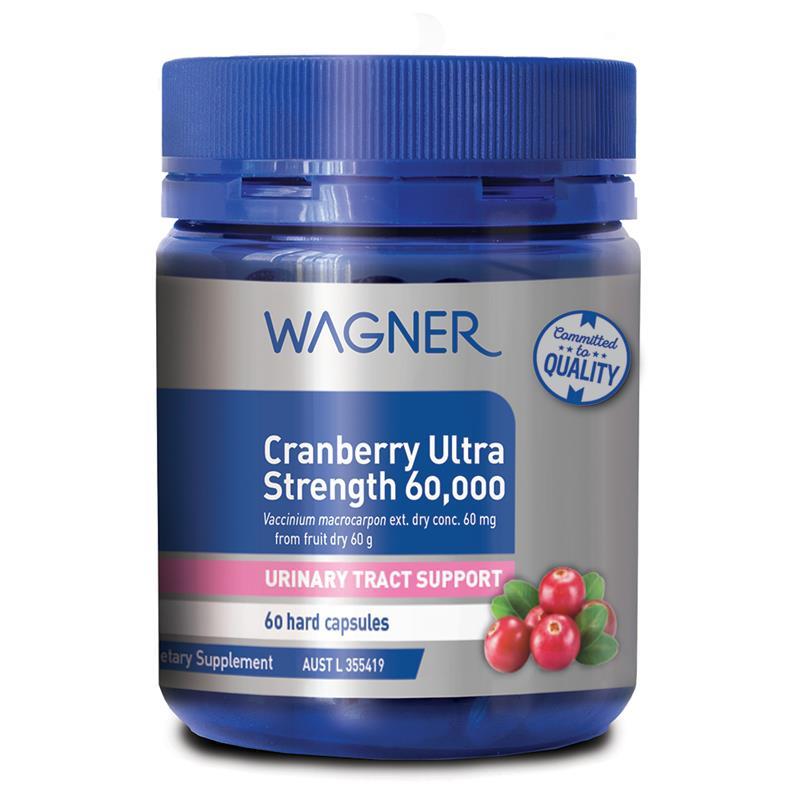 Wagner Cranberry Ultra Strength 60000mg 60 Capsules