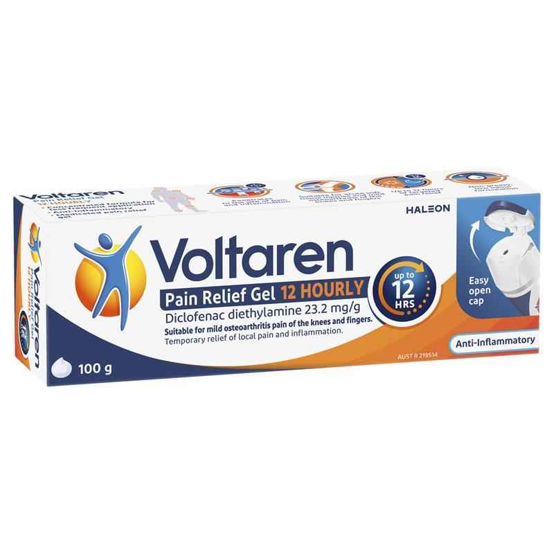 Voltaren Pain Relief Gel 12 Hourly 100g