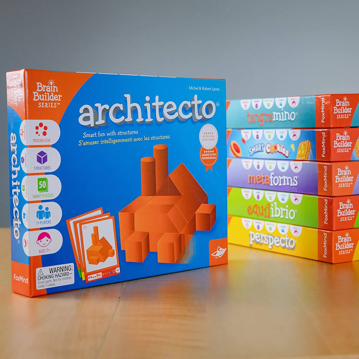 Foxmind Brain Builder Series Architecto Game Early Science STEM Toys Gifting Idea Clearance 7yrs+