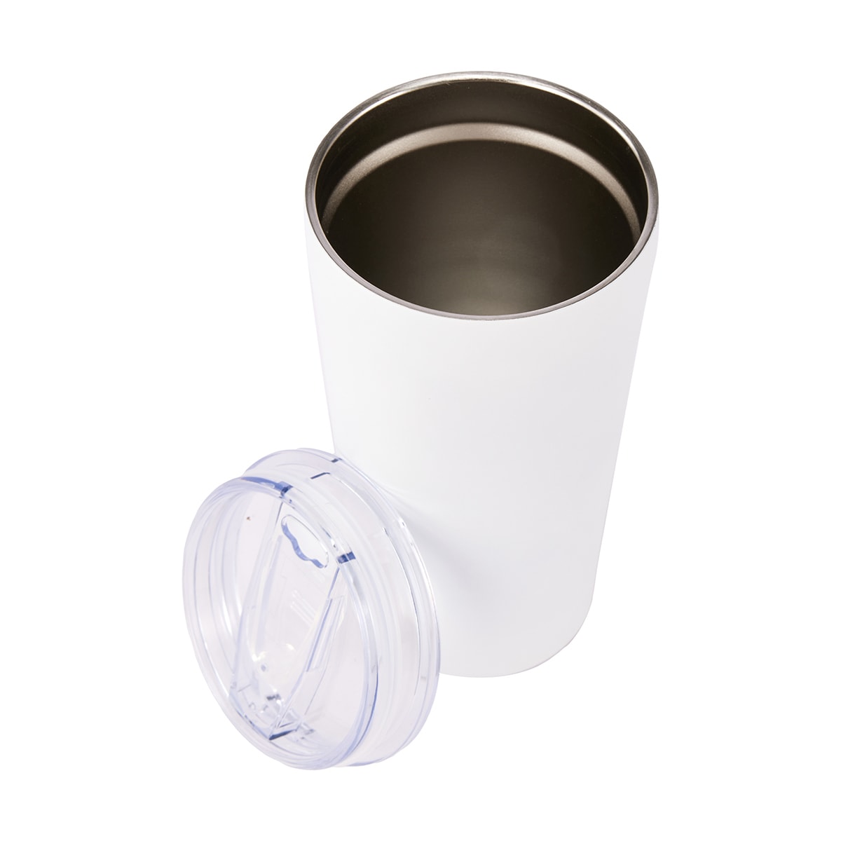 500ml White Stainless Steel Coffee Tumbler