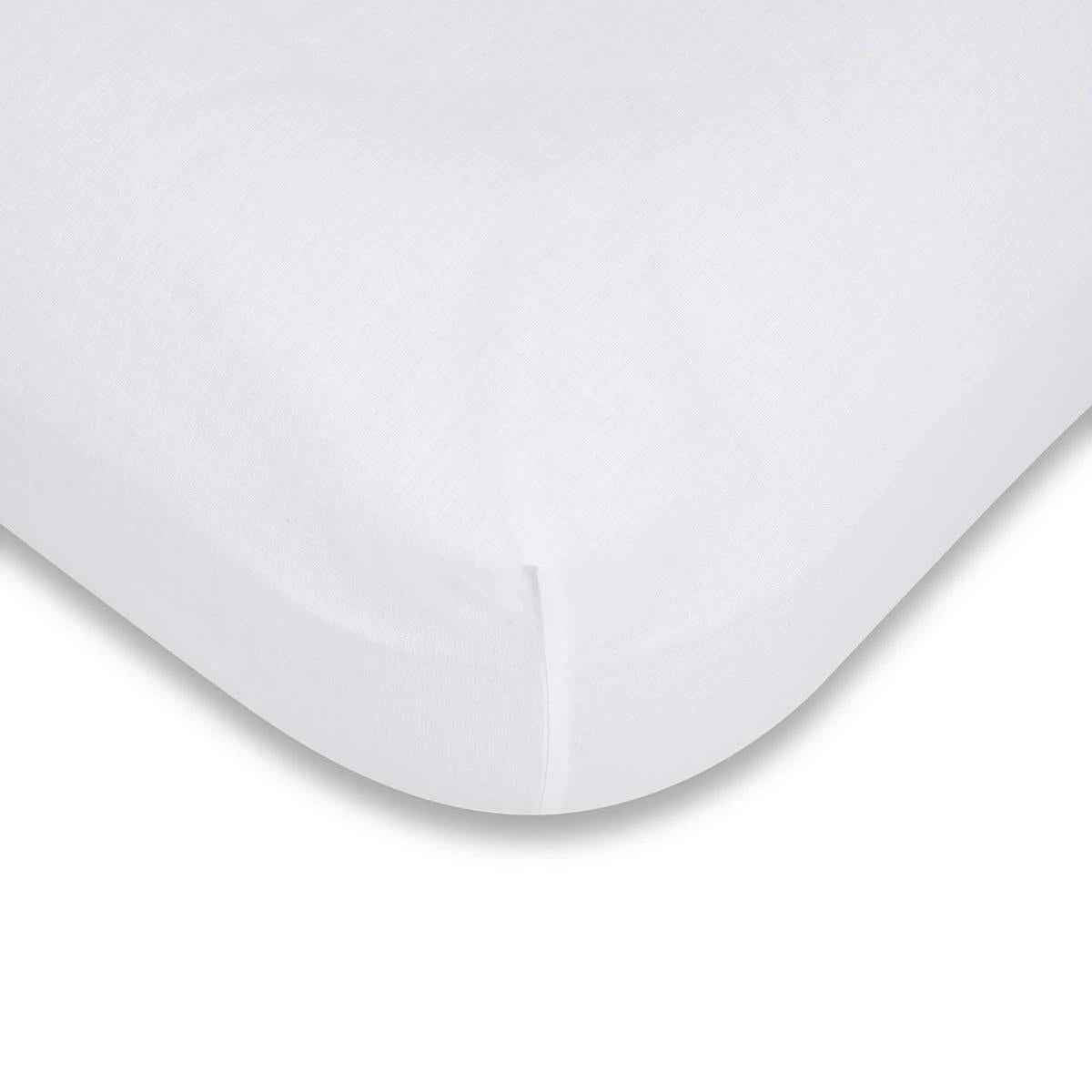 180 Thread Count Fitted Sheet - Single Bed, White