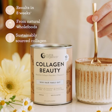 Nutra Naturals Collagen Beauty Skin Hair Nails Gut Vanilla 120g