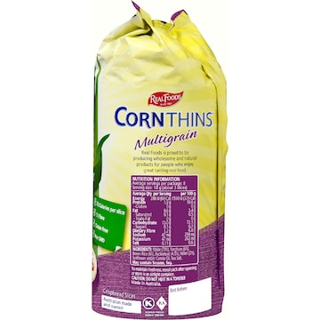 Real Foods Corn Thins Multigrain 150g