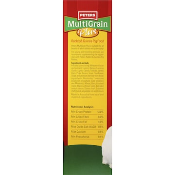 Peters Multigrain Mix Rabbit & Guinea Pig Food 2kg