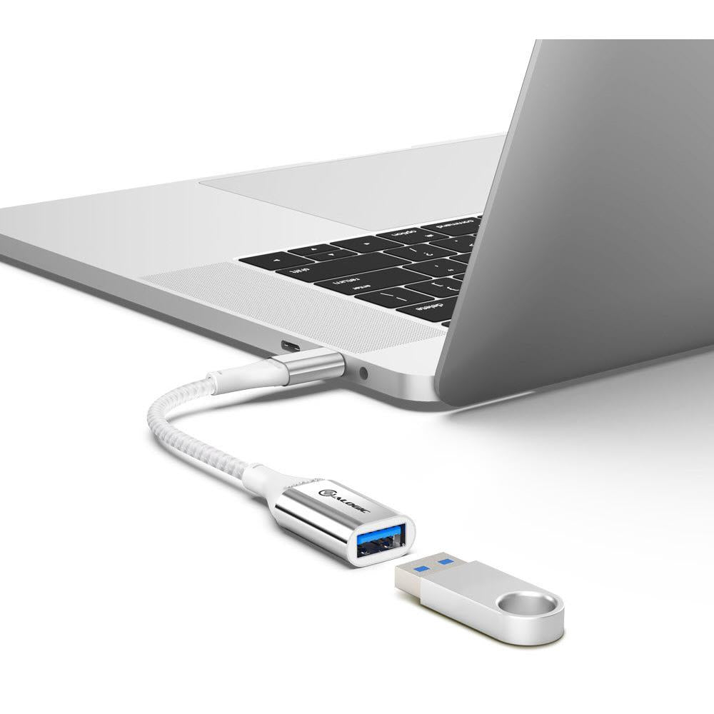 ALOGIC Super Ultra USB-C to USB-A Adapter (Silver)