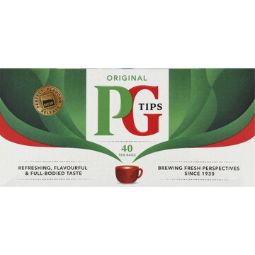 PG Tips Tea Bags Original 40 pack