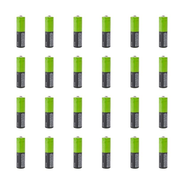 AA Carbon Zinc Batteries, 24 Pack - Anko
