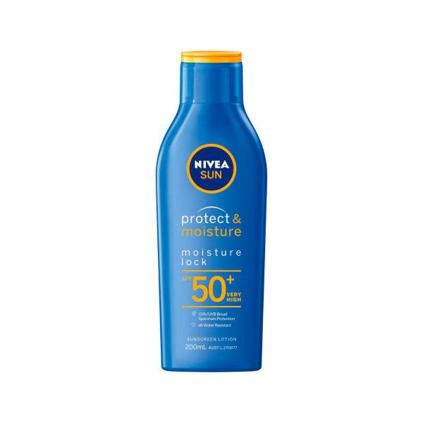 NIVEA SUN SPF 50+ PROTECT & MOISTURISE LOTION 200 ML