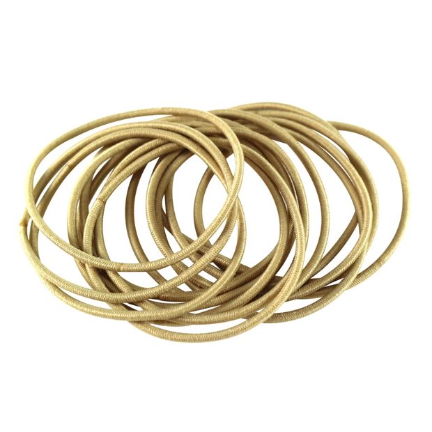 16 Pack Blonde Snagless Elastics