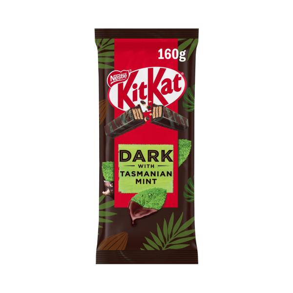 KITKAT TASMANIAN MINT DARK CHOCOLATE BLOCK 160G