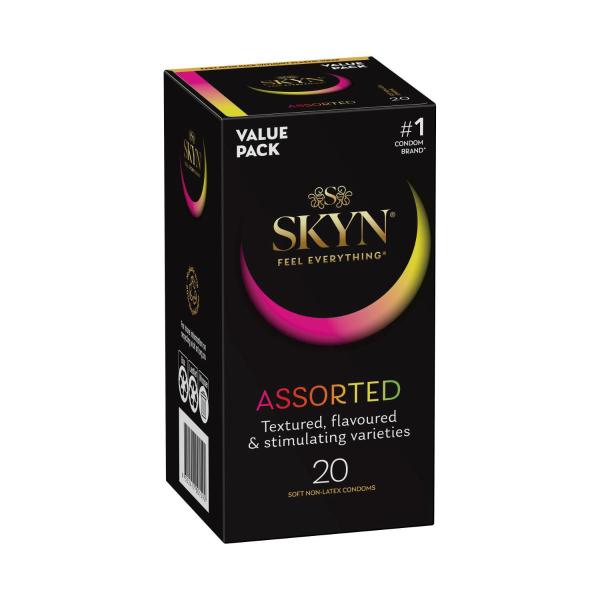 SKYN ASSORTED CONDOMS 20PK
