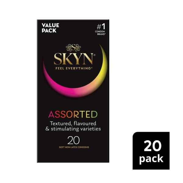 SKYN ASSORTED CONDOMS 20PK