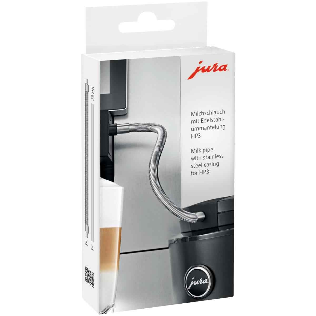 Jura HP3 Milk Pipe with Stainless Steel Casing