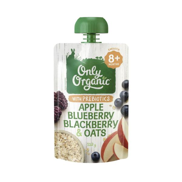 Apple Blueberry Blackberry Oat Prebiotics 8+ Months