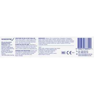 Sensodyne Sensitivity & Gum Whitening Toothpaste 100g
