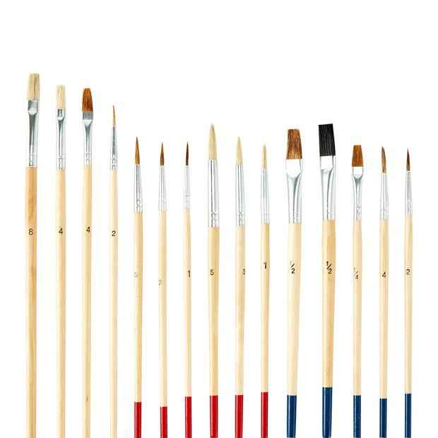 Value Brush Set, 15 Piece - Anko