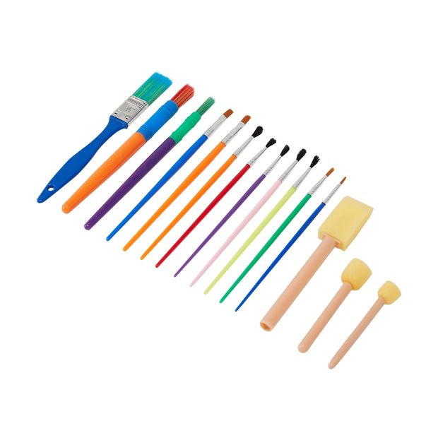 Paint Brushes, 15 Pack - Anko