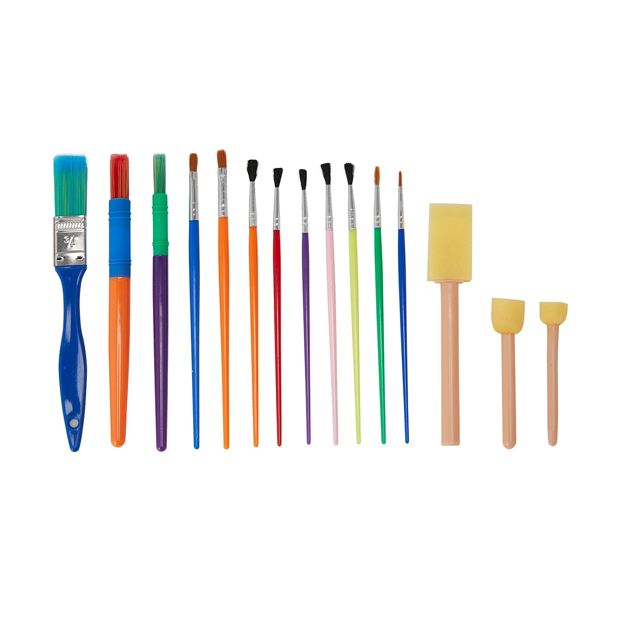 Paint Brushes, 15 Pack - Anko