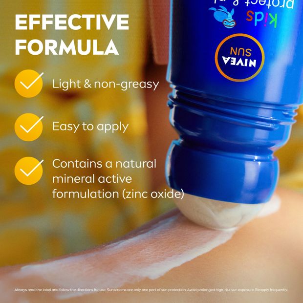 Nivea Sun Kids SPF50 Protect & Play Sunscreen Lotion Roll-On 65ml
