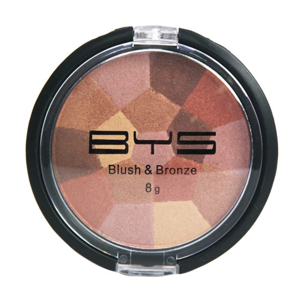 Blush & Bronze Mosaic Compact High Shine - BYS