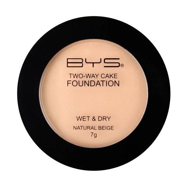 Two-Way Cake Foundation 7g, Natural Beige - BYS