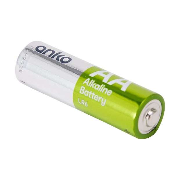 High Performance Alkaline Batteries, AA, Pack of 18 - Anko