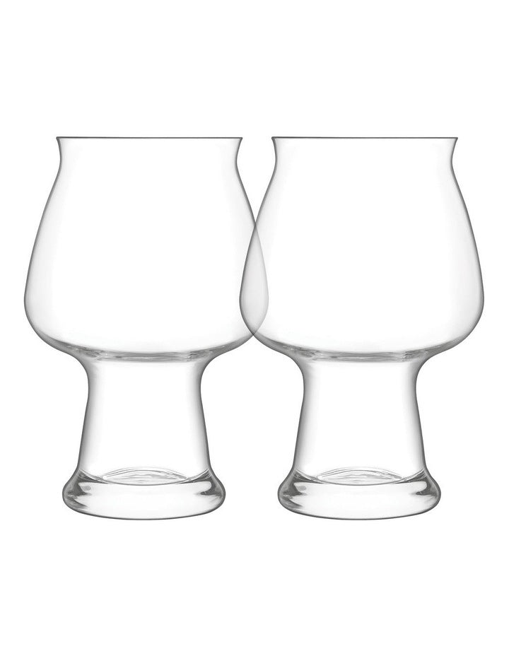 Birrateque Cider Glass 500ml Set of 2 in Clear
