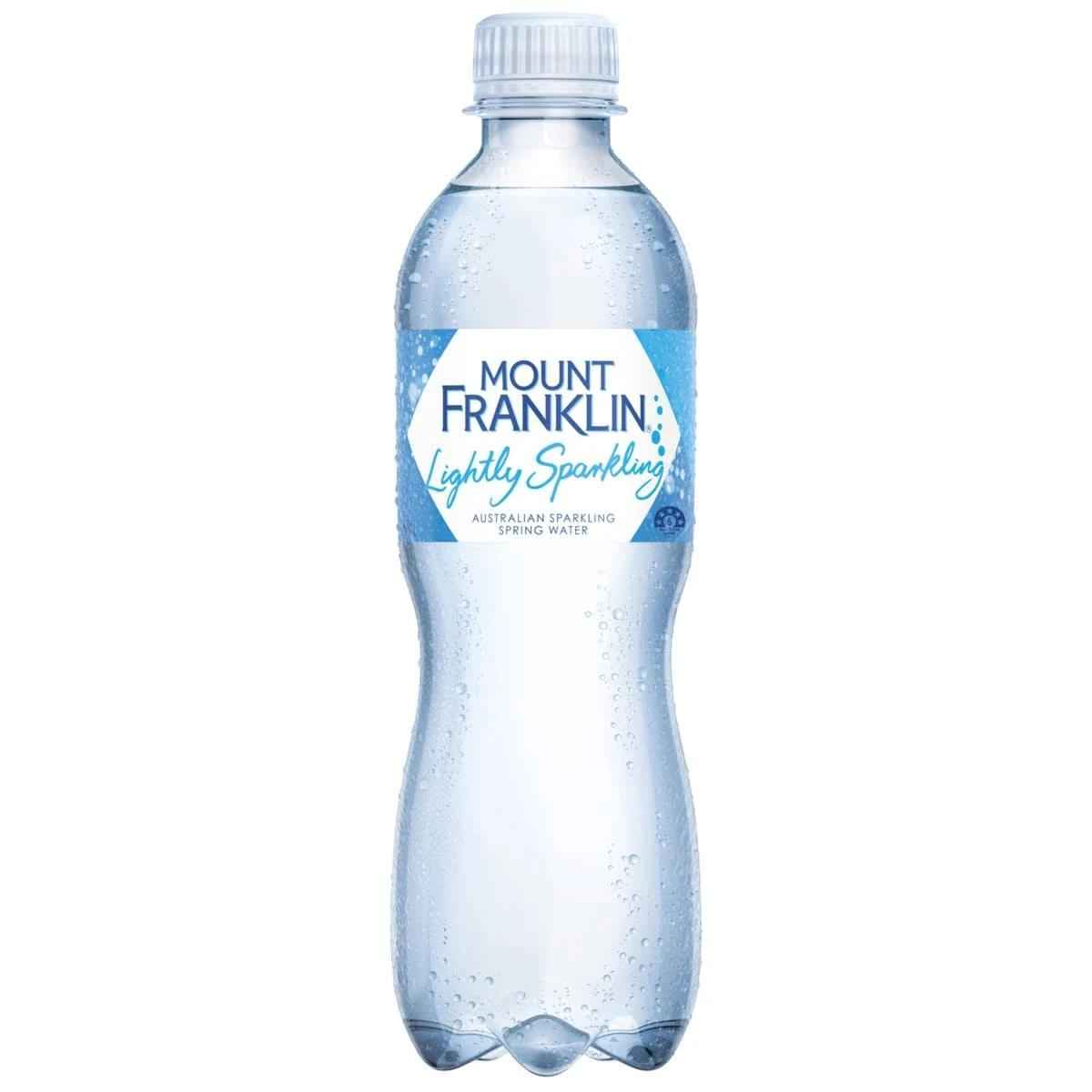 Mount Franklin Lightly Sparkling Water 450ml