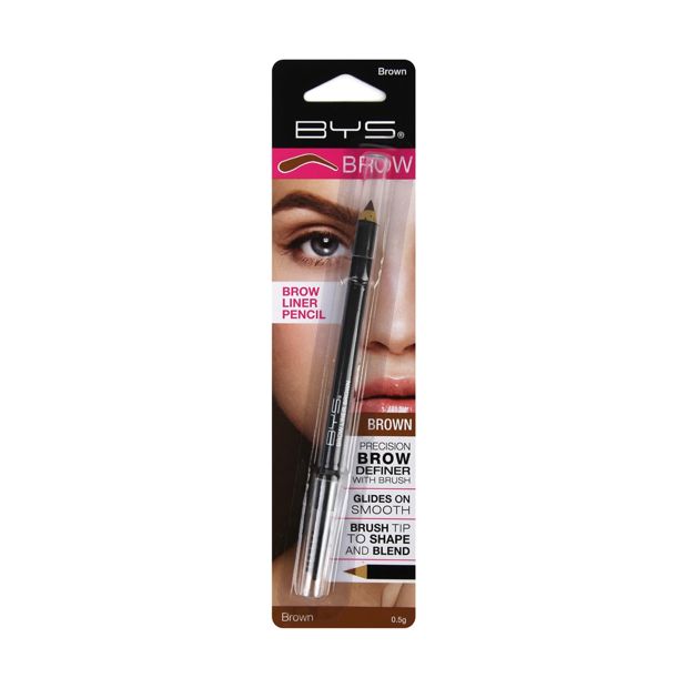 Brow Liner Pencil, Brown - BYS