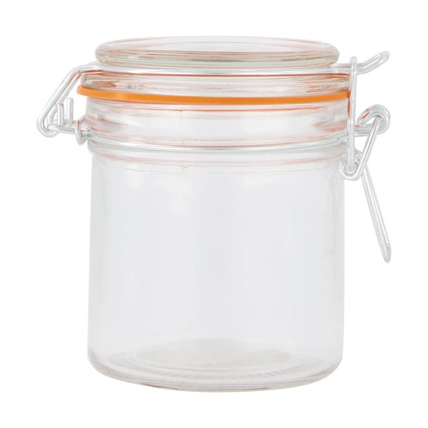 Clip Lid Glass Jar, 260ml - Anko