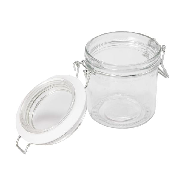 Clip Lid Glass Jar, 260ml - Anko