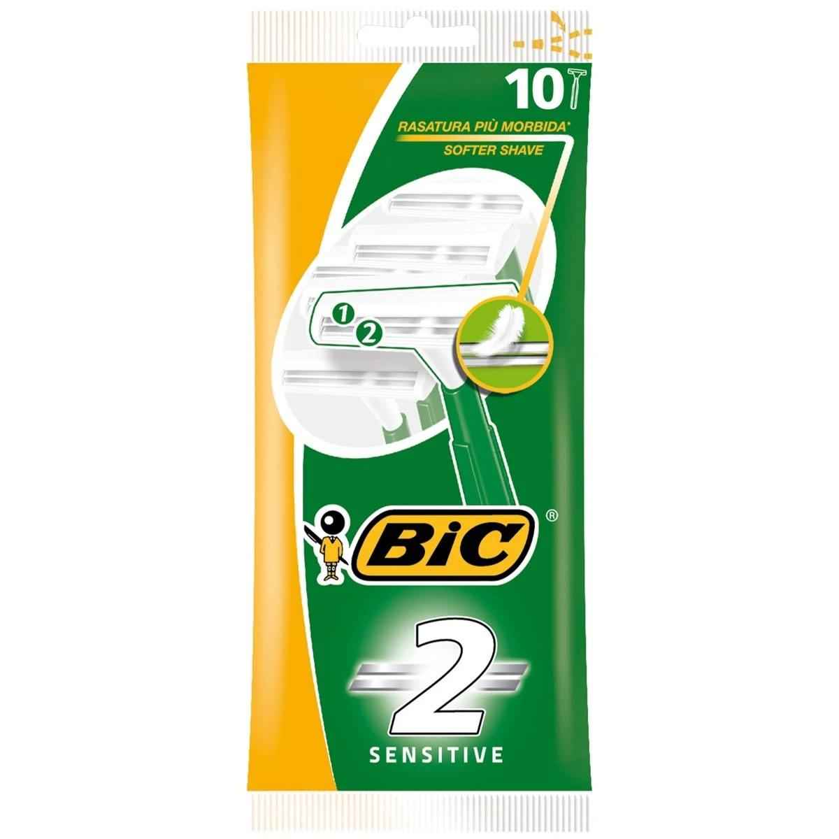 10 Pack BIC Twin Easy Sensitive Disposable Razors