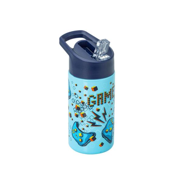 SMASH BLUE STAINLESS STEEL KIDS BOTTLE