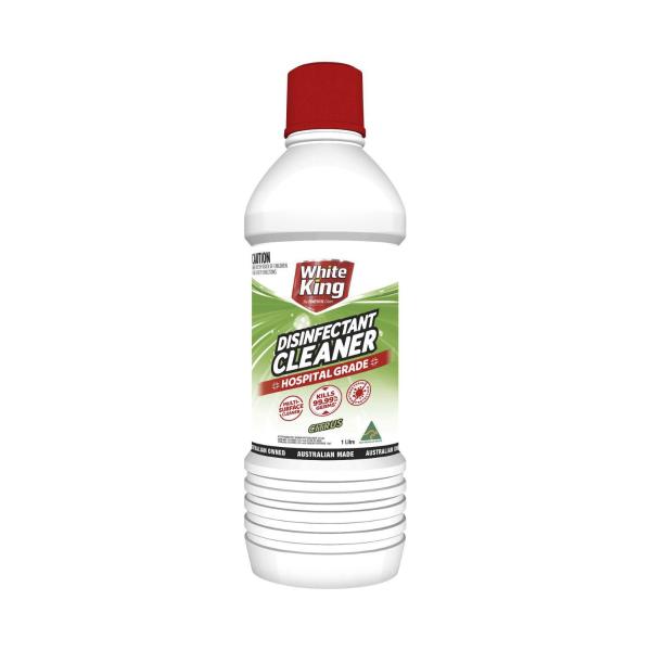 WHITE KING DISINFECTANT CLEANER CONCENTRATE CITRUS 1L