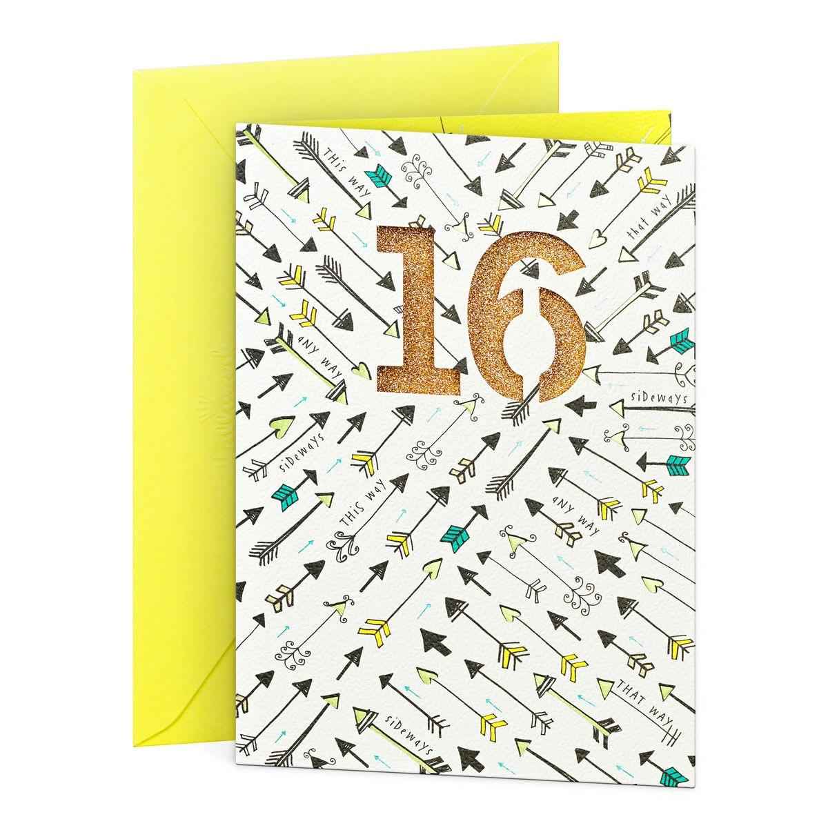 Hallmark Birthday Card - Age 16