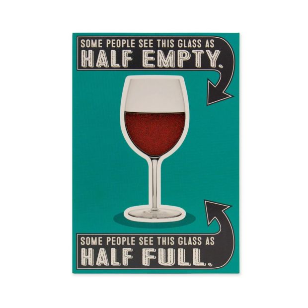 Connections from Hallmark Birthday Card - Wine Glass Refill