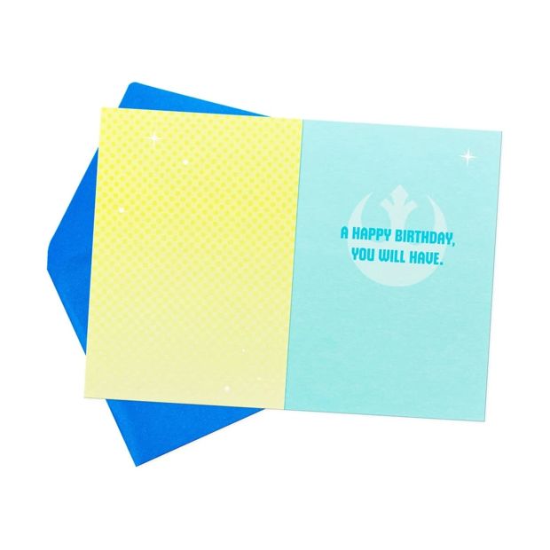 Hallmark Star Wars Yoda Dog Birthday Card