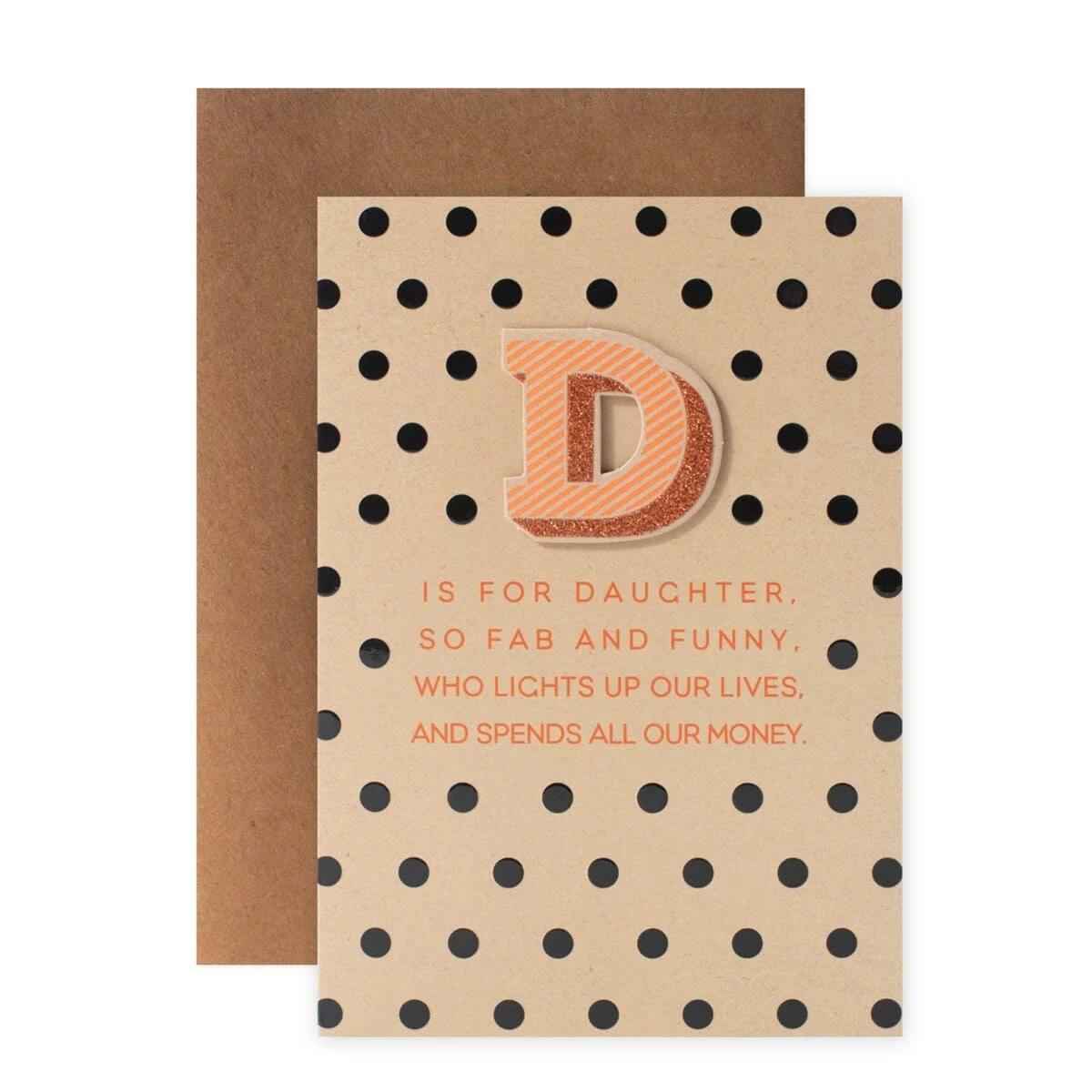 Connections from Hallmark Birthday Card for Daughter - Spend It in Style