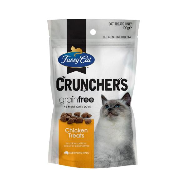 Grain Free Crunchers Adult Cat Treats Chicken