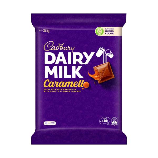 CADBURY LARGE BLOCK:CARAMELLO:.:345 GRAM