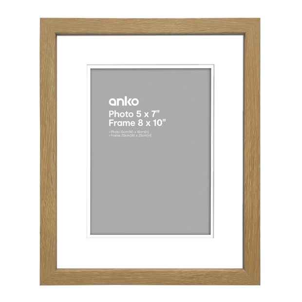 Photo Frame 5" x 7", Natural - Anko