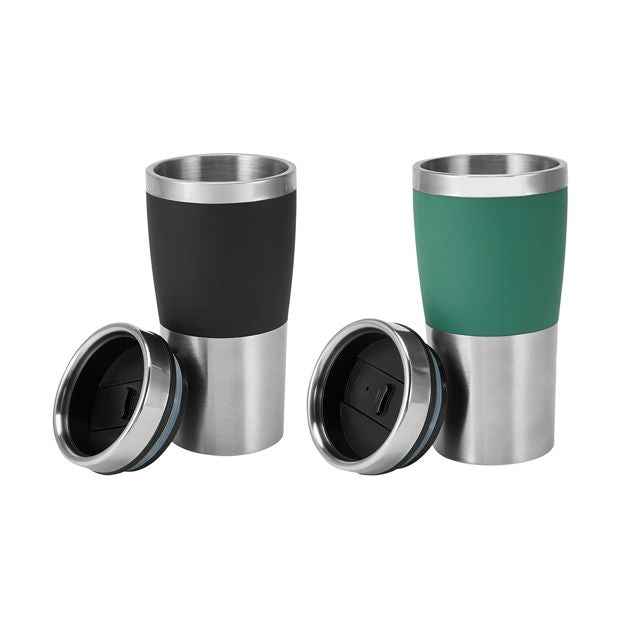 Double Wall Travel Mug, 450ml, Assorted - Anko