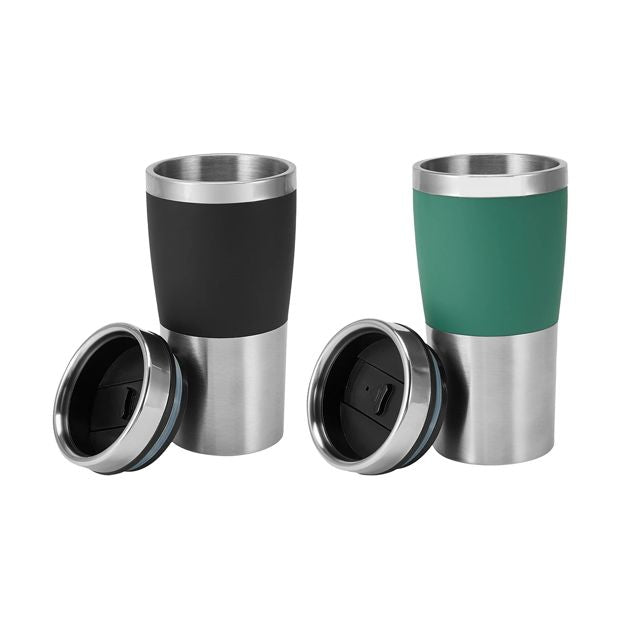 Double Wall Travel Mug, 450ml, Assorted - Anko