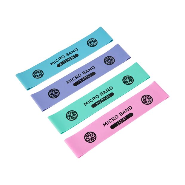 4 Micro Stretch Bands - Anko