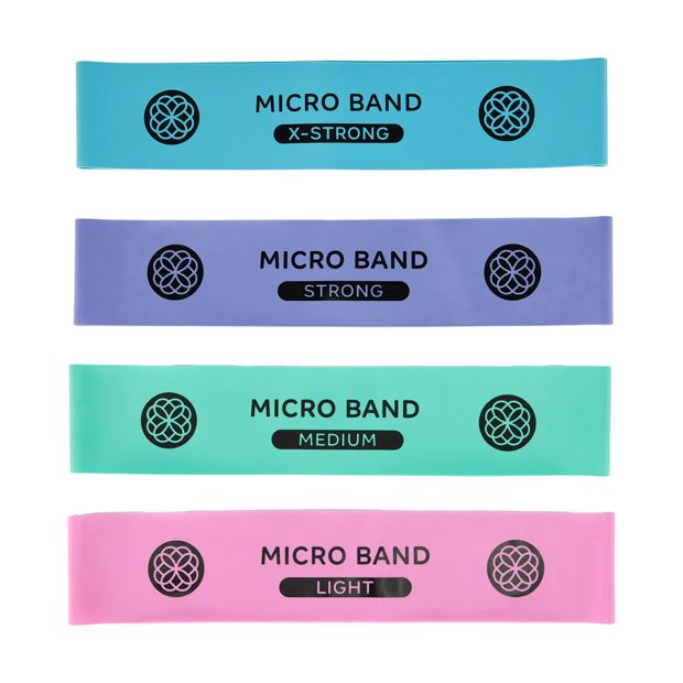 4 Micro Stretch Bands - Anko