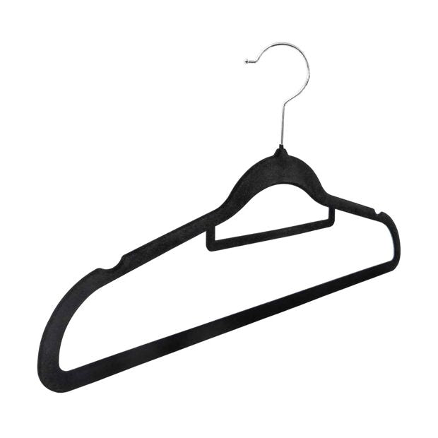 Flocked Hangers, Pack of 30 - Anko