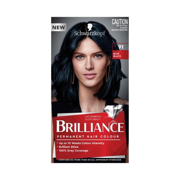 SCHWARZKOPF BRILLIANCE 91 BLUE BLACK