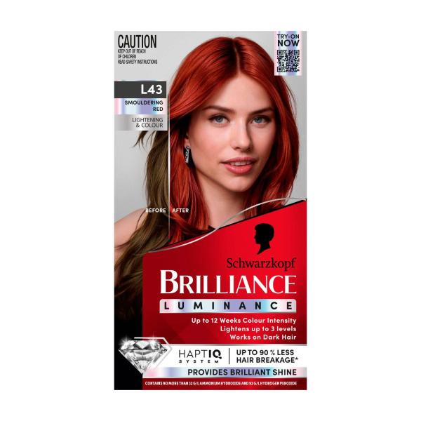 SCHWARZKOPF BRILLIANCE L43 SMOULDERING RED