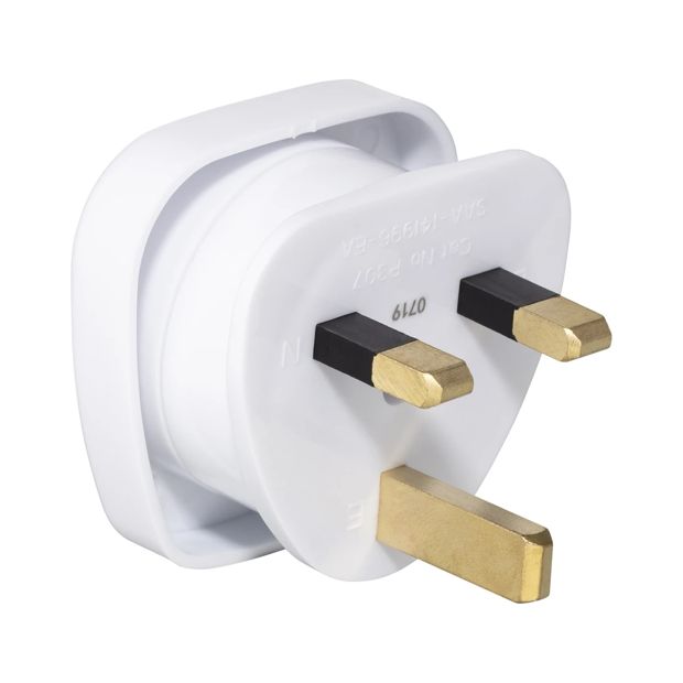 Adaptor, AU/NZ Plug to UK Socket, Triple Flat Pins - Anko
