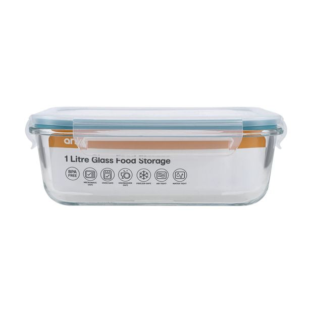 Glass Food Storage Container - Anko